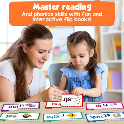 LeapKid™ Read & Rhyme Phonics Flip Books