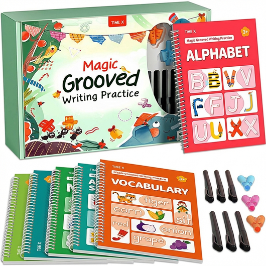 LeapKid™ Magic Grooved Writing Practice Books