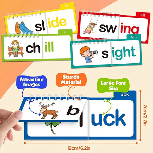 LeapKid™ Read & Rhyme Phonics Flip Books