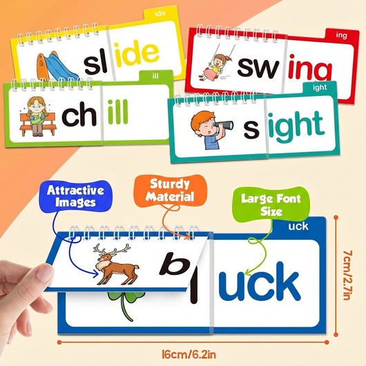 LeapKid™ Read & Rhyme Phonics Flip Books